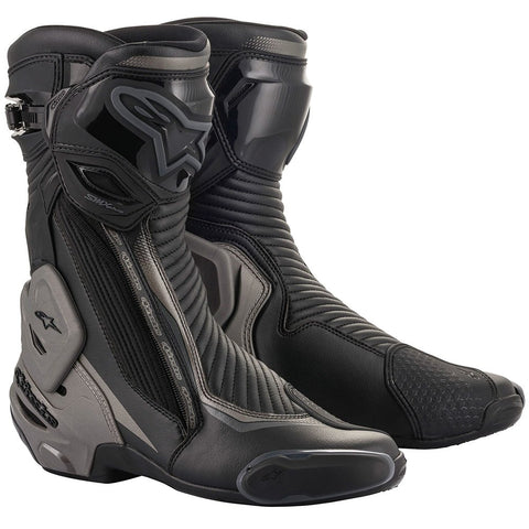 Alpinestars SMX Plus v2 Black/Grey Motorcycle Boots