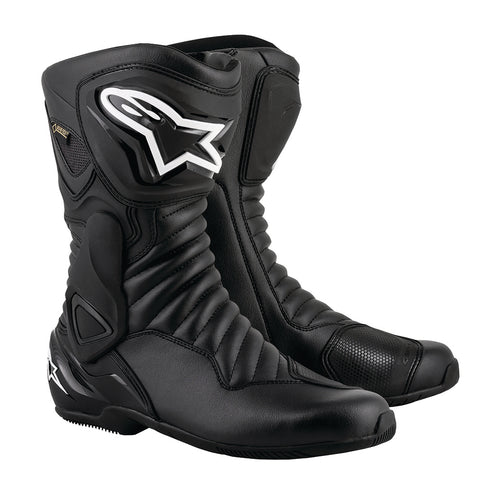Alpinestars SMX 6 v2 Gore-Tex Black/Black Motorcycle Boots