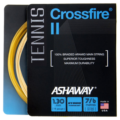 Ashaway Crossfire II Hybrid Tennis String Set
