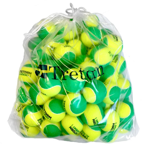 Tretorn Academy 1 Green Tennis Balls (3 Dozen Bag - 36 Balls)