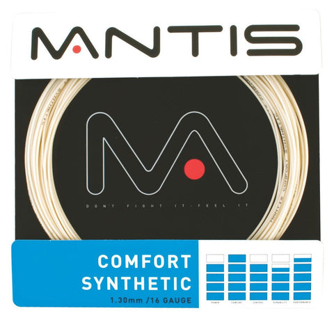Mantis Comfort Synthetic 16 / 1.30mm Tennis String Set