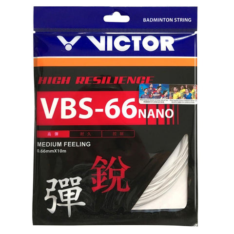 VICTOR VBS-66 Nano Badminton String Set