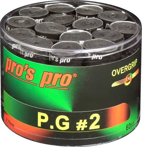Pros Pro P.G. 2 Grip - 60 Pack (Black)