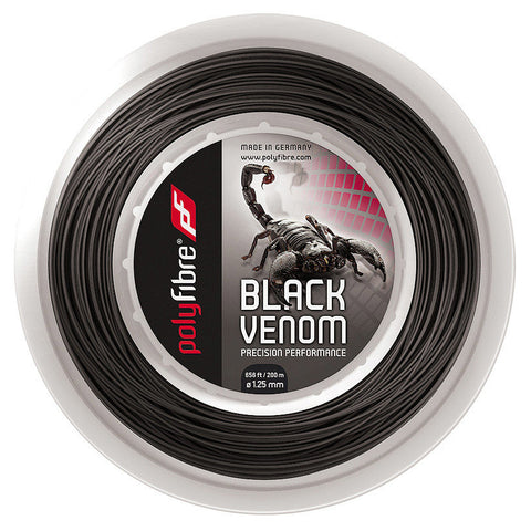 Polyfibre Black Venom Tennis String 200m Reel