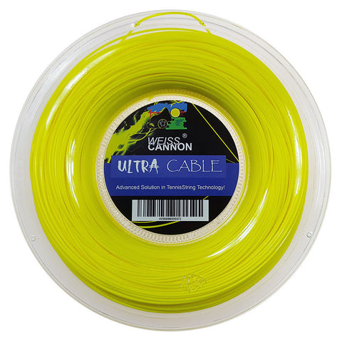 Weiss Cannon Ultra Cable 17 /1.23mm Tennis String 200m Reel
