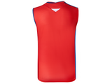 Victor T-35003 D Men's Sleeveless Shirt (White / Red)