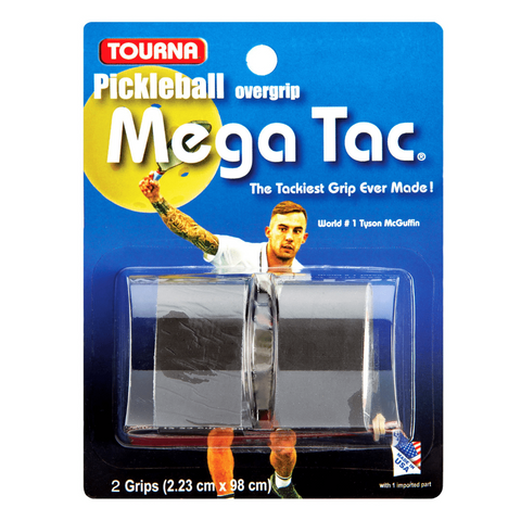 Tourna Pickleball Tourna Mega Tac Black - 2 Grip Pack