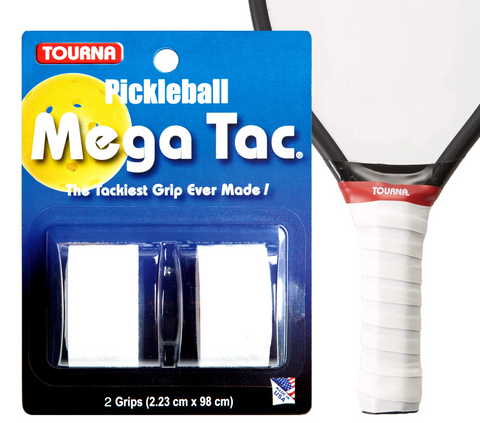 Tourna Pickleball Tourna Mega Tac White - 2 Grip Pack