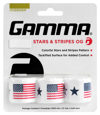 Gamma Stars & Stripes Overgrip (Pack of 3)
