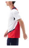 Yonex Chinese National Team Men's Crew Neck Shirt 10489 - White (2023)
