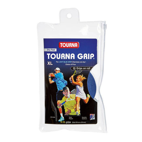 Tourna Grip XL Dry Feel Overgrip (Pack of 10)