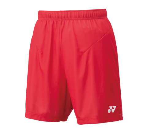 Yonex 15100 Men's Knit Shorts - Ruby Red
