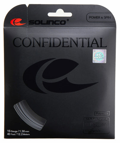 Solinco Confidential Tennis String Set - 16/1.30mm