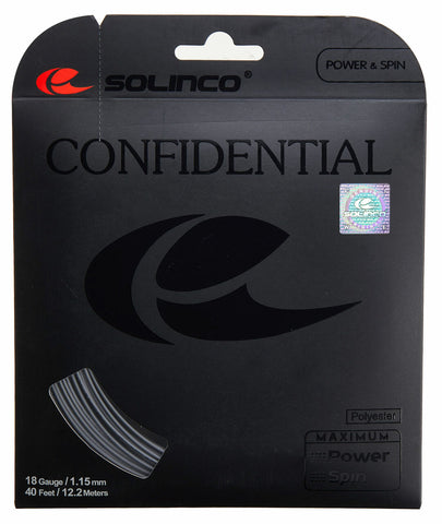 Solinco Confidential Tennis String Set - 18/1.15mm