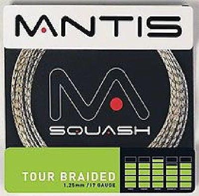 Mantis Tour Braided 17 / 1.25mm Squash String Set