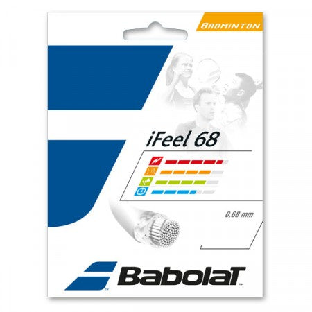 Babolat iFeel 68 Badminton String Set - White