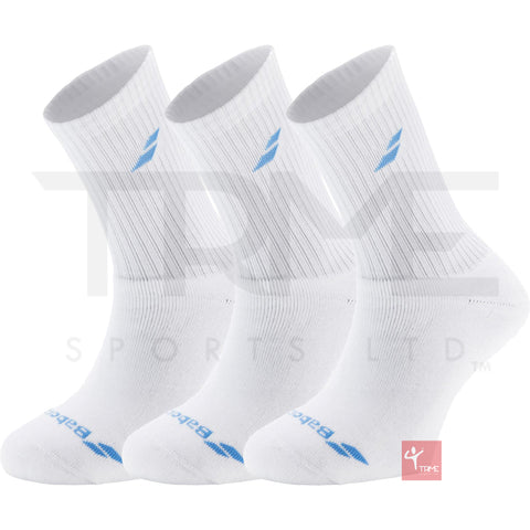 Babolat Mens Socks (3 Pairs) - White