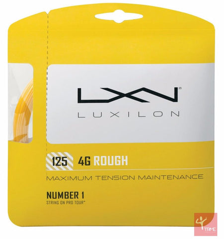 Luxilon 4G Rough 125 Tennis String Set