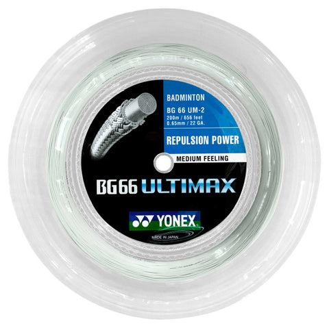 Yonex BG66 Ultimax Badminton String 200m Reel