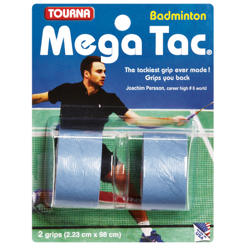 Tourna Mega Tac Badminton Overgrip (Pack of 2)