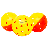 Gamma 2 Tone Outdoor Training Pickleball Yellow/Red (6 Pack)