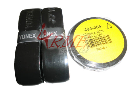 Yonex Grips (2 Grips Included) & Finishing Neck Tape