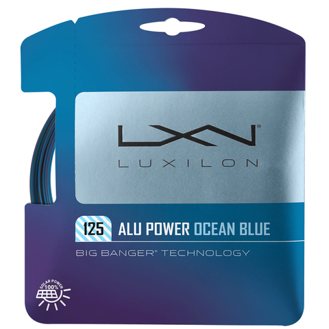 Luxilon Alu Power Ocean Blue 125 12.2m Tennis String Set