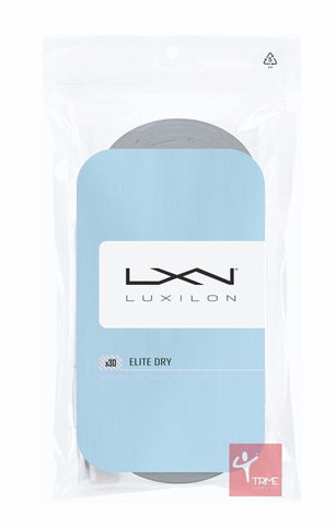 Luxilon Elite Dry Overgrip (30 pack) - Grey
