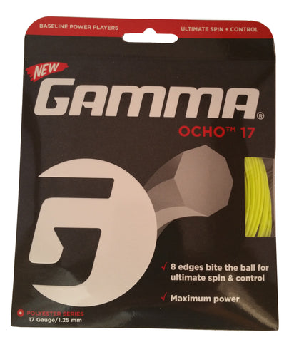 GAMMA OCHO 17 / 1.25mm Tennis String Set