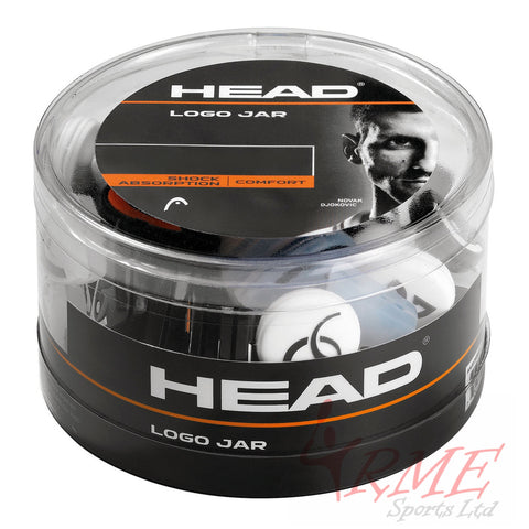 Head Logo Vibration Stopper (Jar of 70 assorted colours)