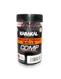 Karakal Racquetball Balls 2 Pack - Black (Competition Balls)