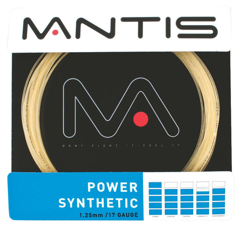 Mantis Power Synthetic 16 / 1.30mm Tennis String Set