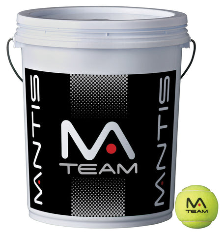 Mantis Team Tennis Balls 72 Ball Bucket