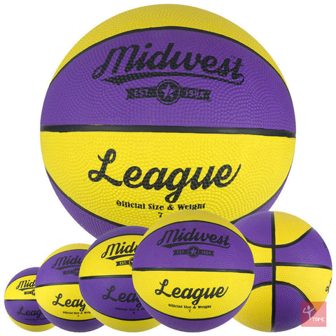 Midwest League Basketball - Purple/Yellow