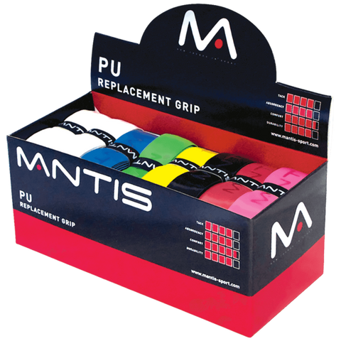 Mantis PU Replacement Grip Pack of 24 - Assorted