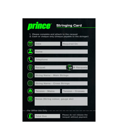 Prince Stringing Card (Pack of 50)