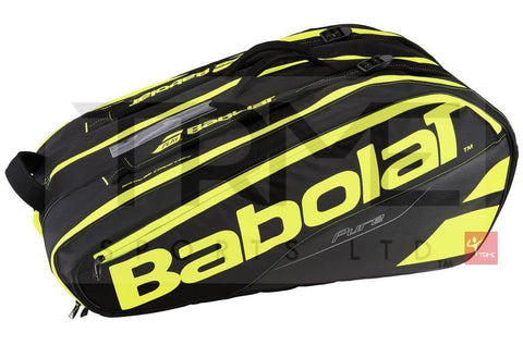 Babolat Pure X12 Racket Bag - Black/Fluorescent Yellow