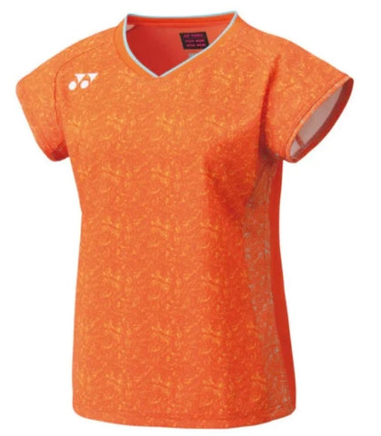 Yonex Japanese National Team Women's Crew Neck Shirt 20690EX - Orange (2023)