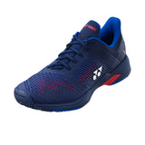 Yonex Mens Sonicage2 Wide Tennis Shoe - Navy / Red