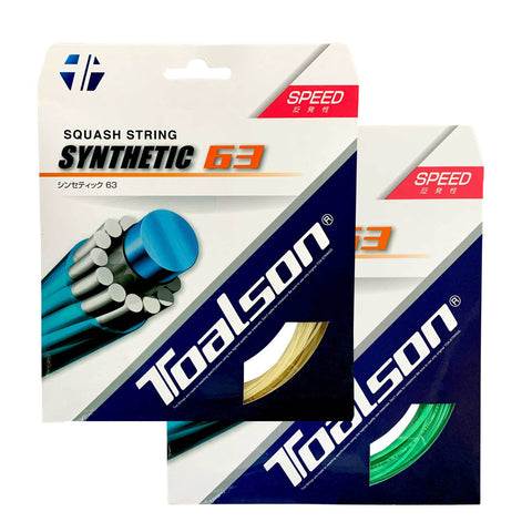 Toalson Synthetic 63 Squash String Set 18 / 1.20mm