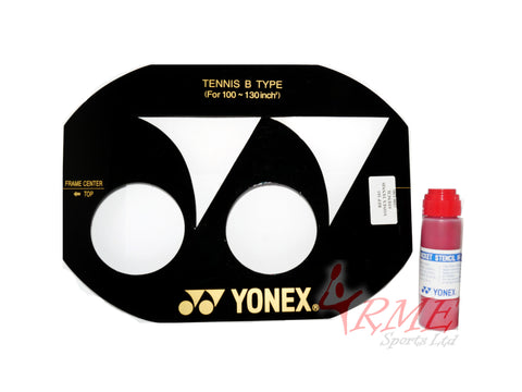 Yonex Tennis Racket String Stencil (100-130 inch) & Yonex Stencil Ink