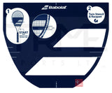Babolat Tennis Racket String Stencil