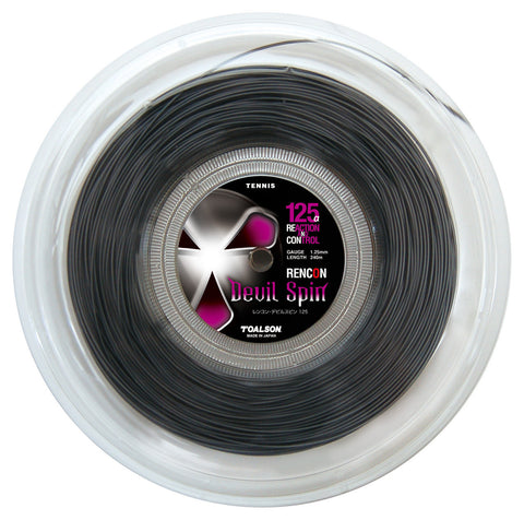 Toalson Rencon Devil Spin 125 Tennis String 200m Reel