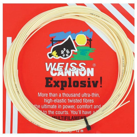 Weiss Cannon Explosiv! (Explosive) 16 / 1.30mm Tennis String Set