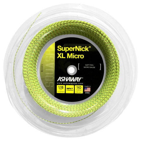 Ashaway SuperNick XL Micro Squash String 110m Reel