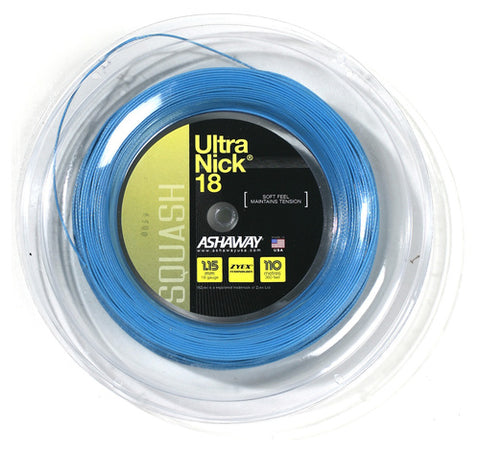 Ashaway UltraNick 18 Squash String 110m Reel