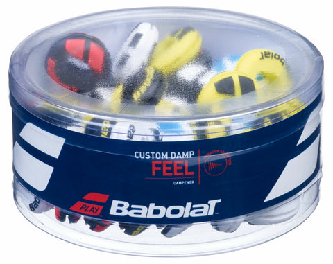 Babolat Custom Damp Tennis Vibration Dampener - Jar of 48 Assorted Colours