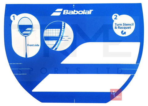 Babolat Badminton Racket String Stencil