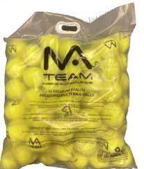 Mantis Team Tennis Balls 72 Ball Bag