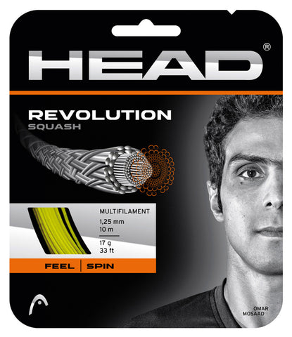 Head Revolution Squash String et 17 /1.25mm